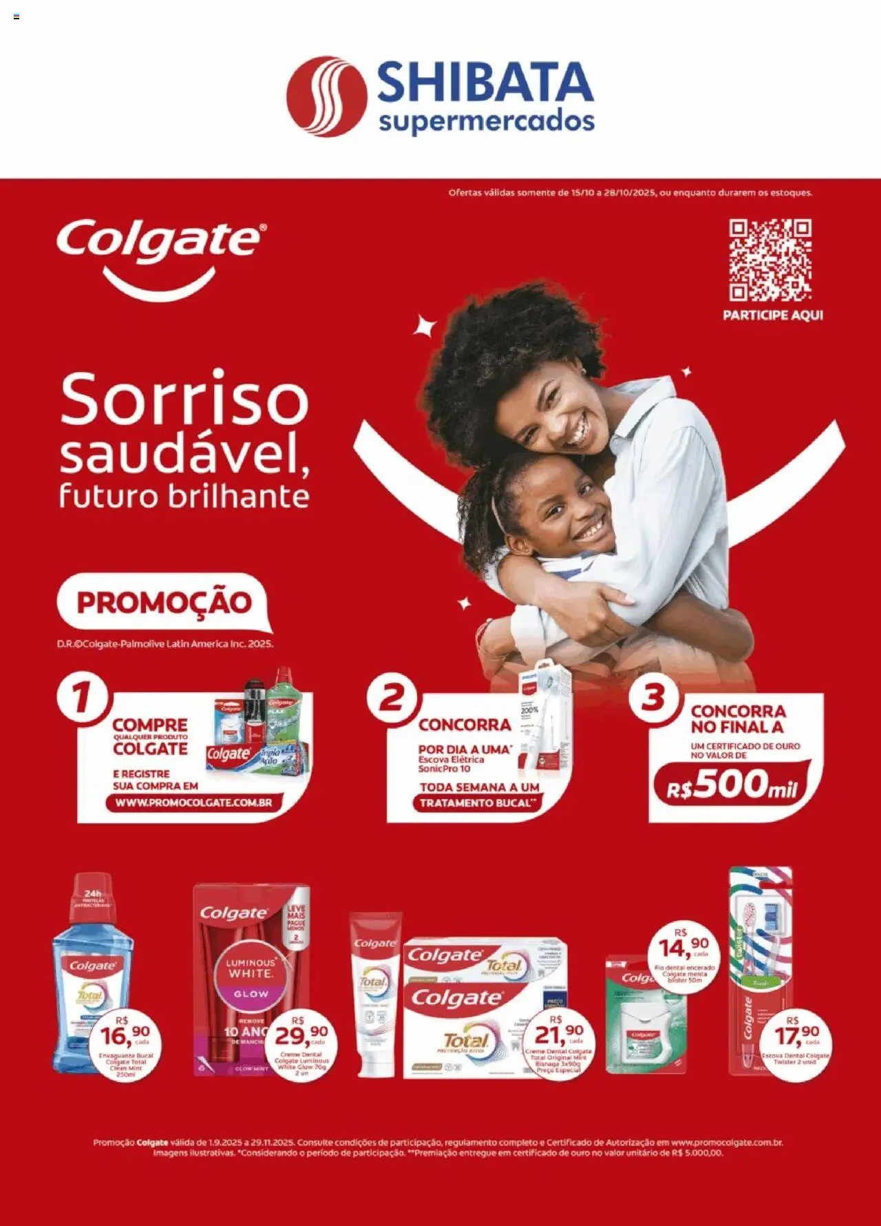 Shibata - Ofertas Colgate - página 1- válido a partir de 15/10/2025
