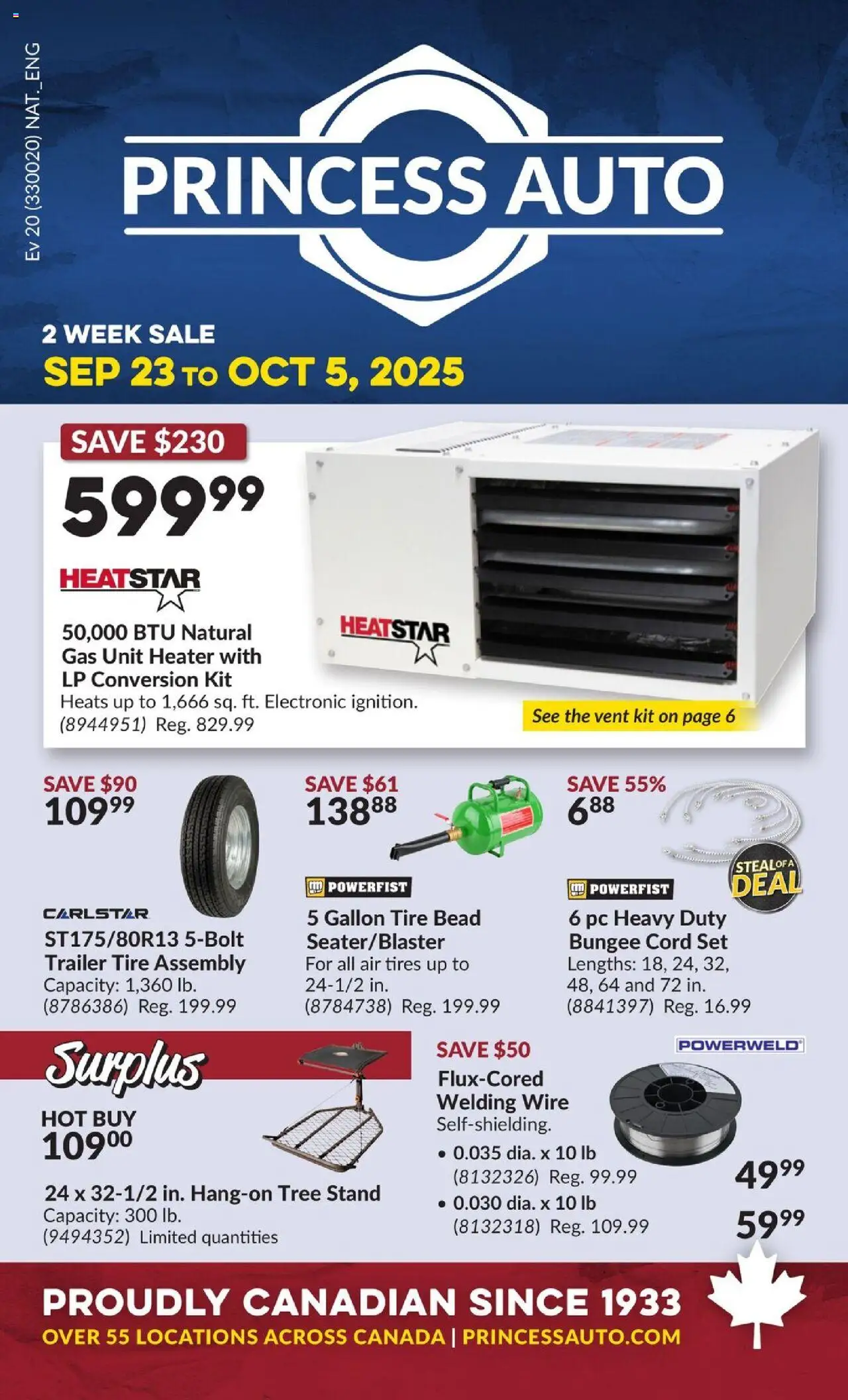 Princess Auto - 2 Week Sale! - page 1- valid from Sep 23, 2025
