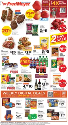 Preview Fred Meyer Weekly Ad valid from 09/17/2025