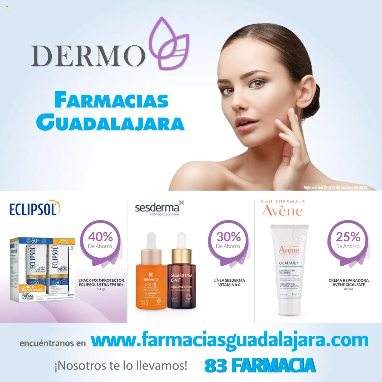 Farmacia Guadalajara - Catálogo Dermo - página 1- válido desde 01/10/2025