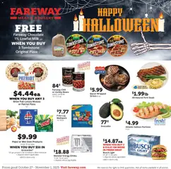 Preview Fareway Weekly Ad valid from 10/27/2025