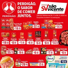 Pré-visualização Supermercados São Vicente - Ofertas Perdigão válida a partir de 28/11/2025