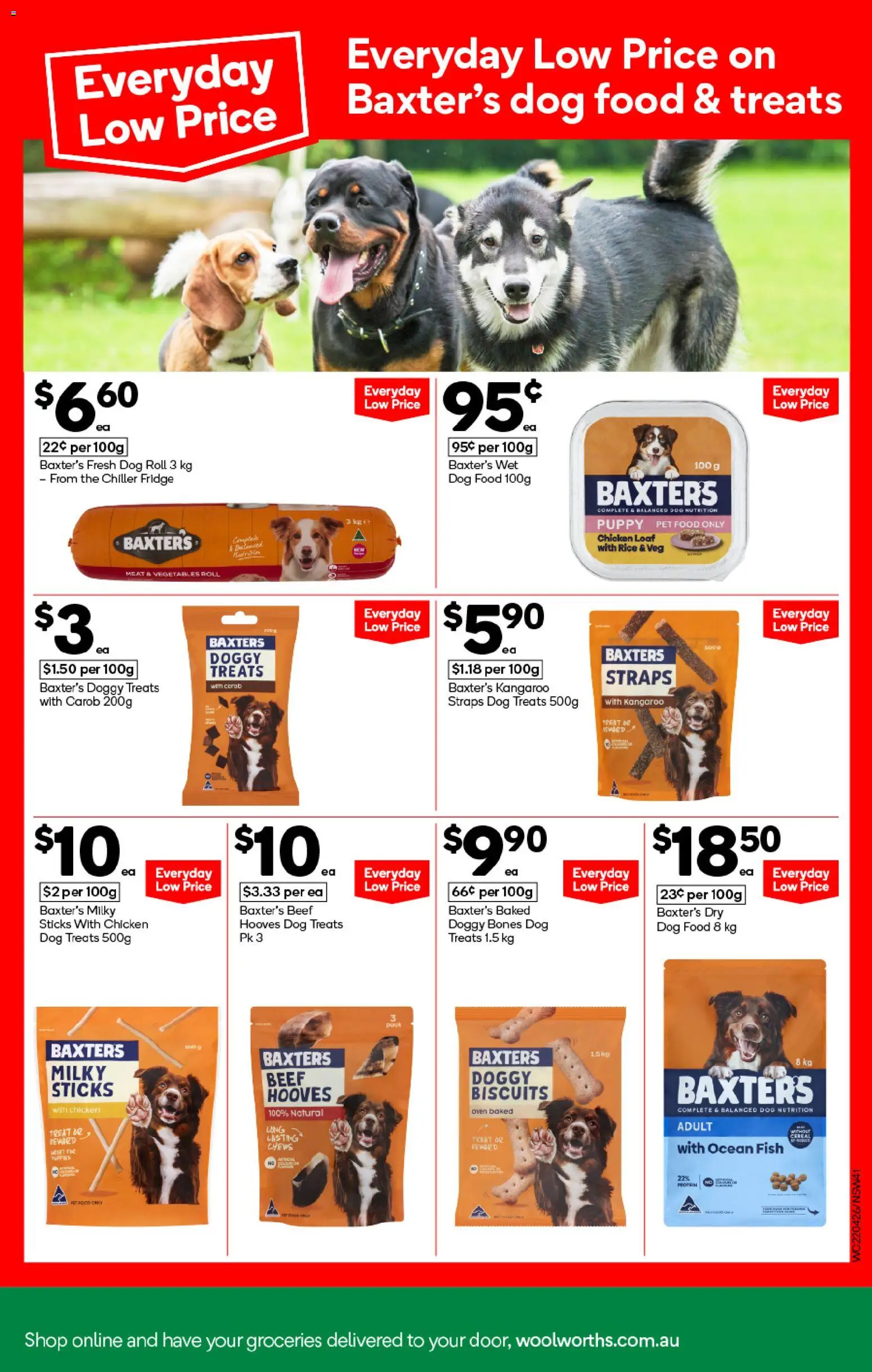 Woolworths catalogue  - page 41- valid from 22/04/2026