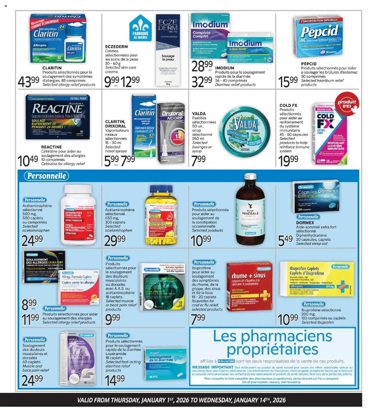 Brunet - Clinique - page 3- valid from Jan 1, 2026