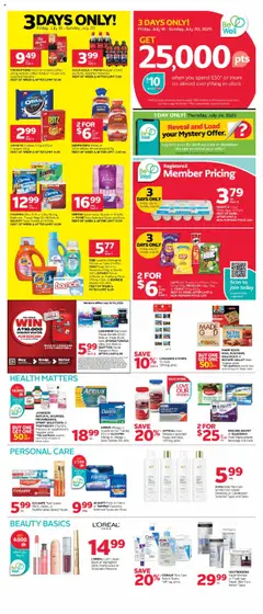 Preview Rexall weekly flyer / circulaire valid from Jul 18, 2025