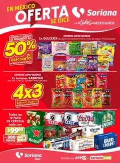 Soriana - Fin de Semana Súper: Ags, Nay, Jal, Qro, Col, Mich, Gto, Hgo, Tlax, Mor, Pue, Gro, Oax, Edo. de Mex, Valle de México, Za válido desde 16/10/2025