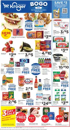 Preview Kroger Weekly Ad valid from 03/18/2026