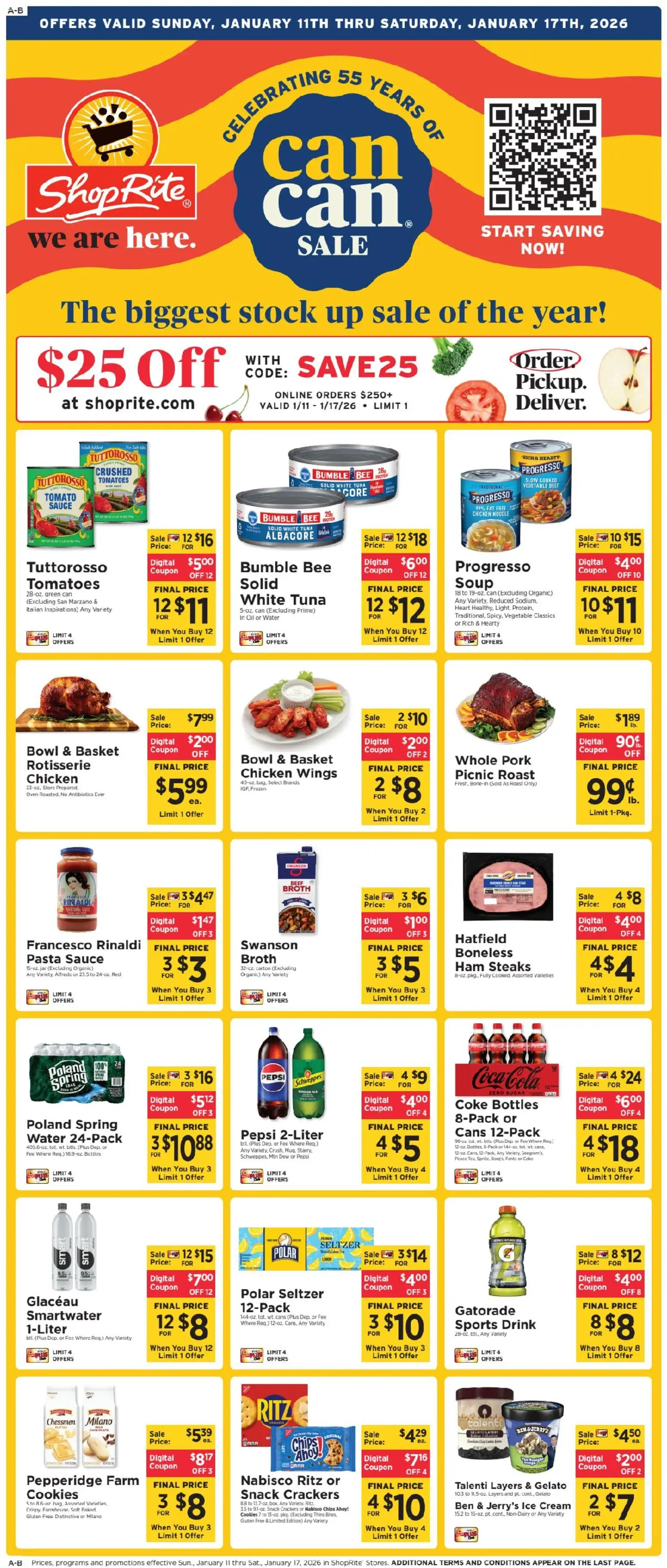 ShopRite Weekly Ad 2 - page 1- valid from 01/11/2026