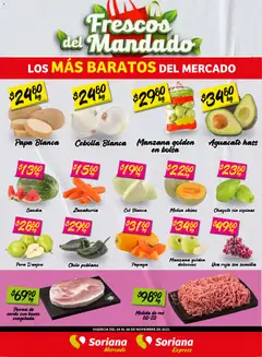 Soriana - Frescos del Mandado Mercado: Saltillo y Torreón válido desde 04/11/2025
