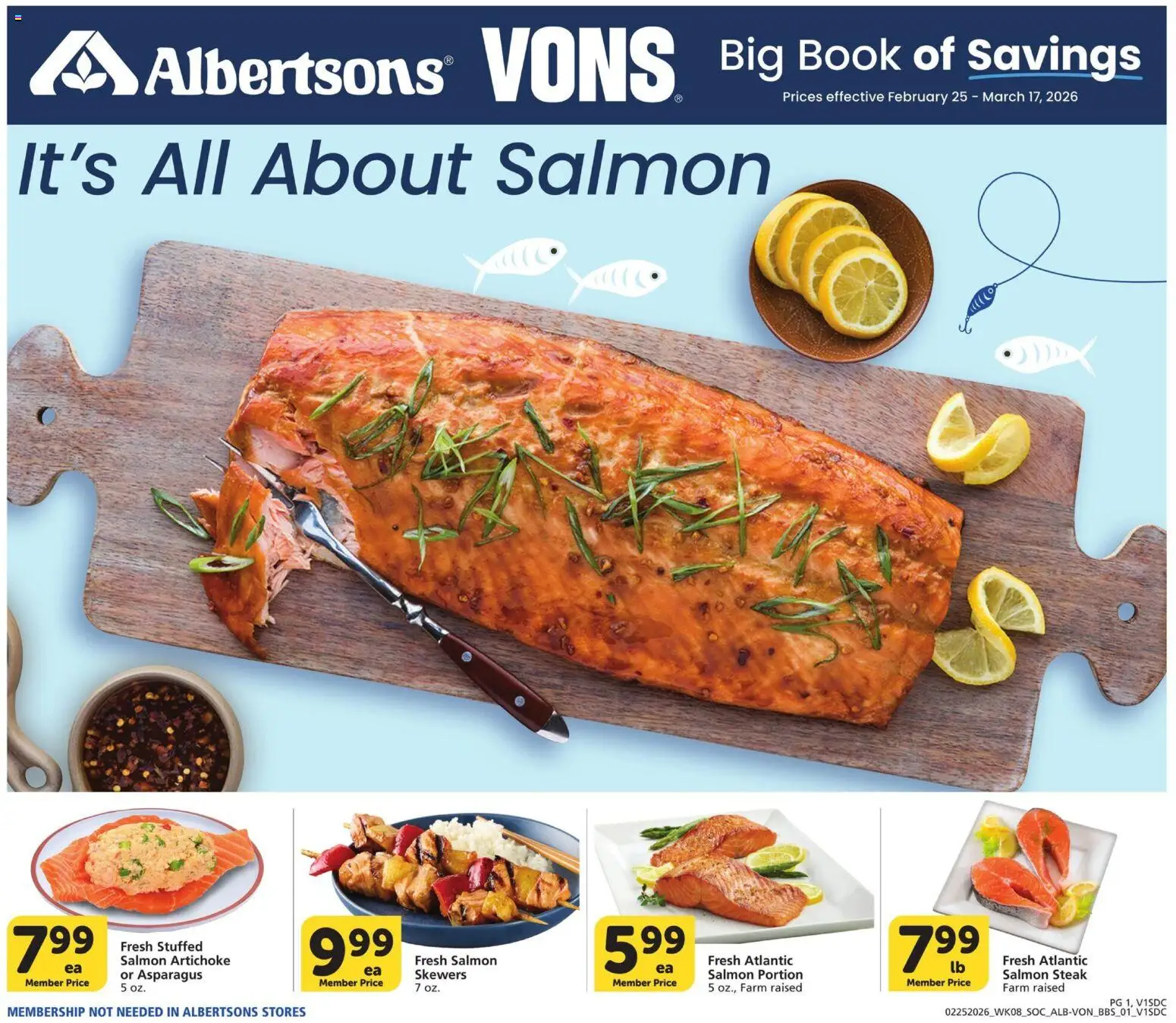 Vons Big Book of Savings - page 1- valid from 02/25/2026