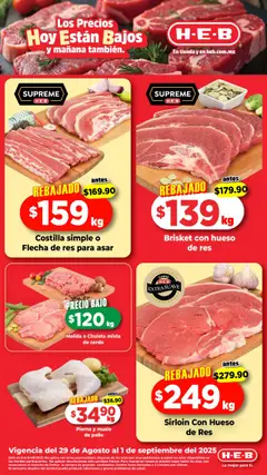 H-E-B folleto válido desde 29/08/2025