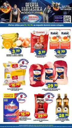 Pré-visualização Bramil Supermercados - Ofertas do Dia válida a partir de 21/10/2025
