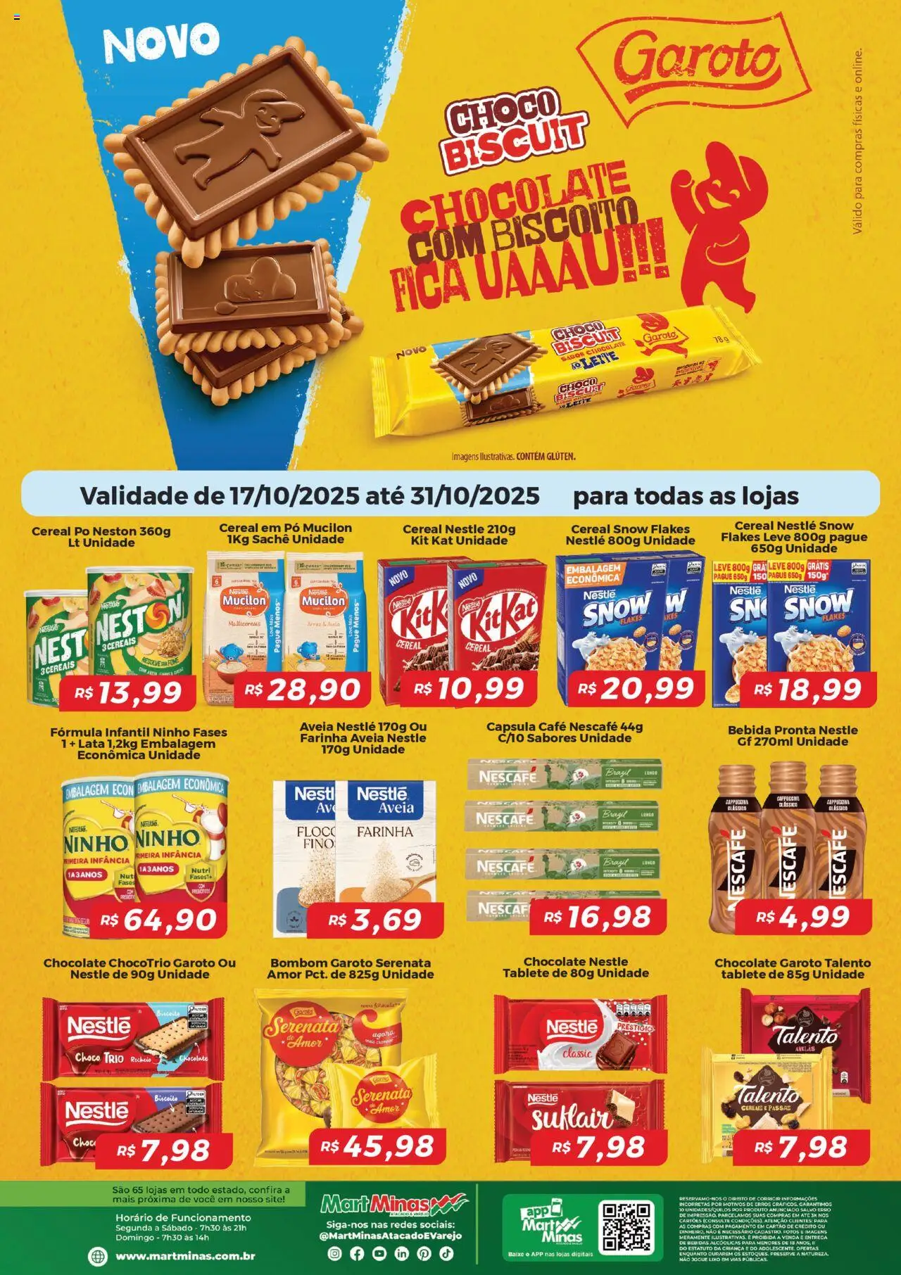 Mart Minas - Ofertas Chocolate e Biscoito - página 1- válido a partir de 17/10/2025
