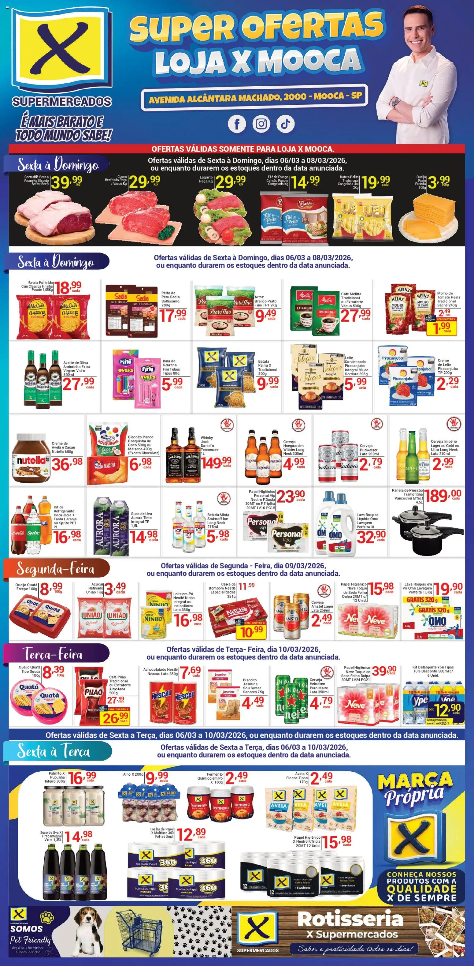X Supermercados - Ofertas da semana - página 1- válido a partir de 06/03/2026
