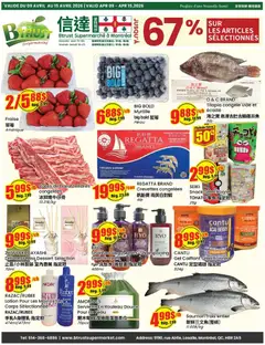 Preview Btrust Supermarket weekly flyer / circulaire valid from Apr 9, 2026