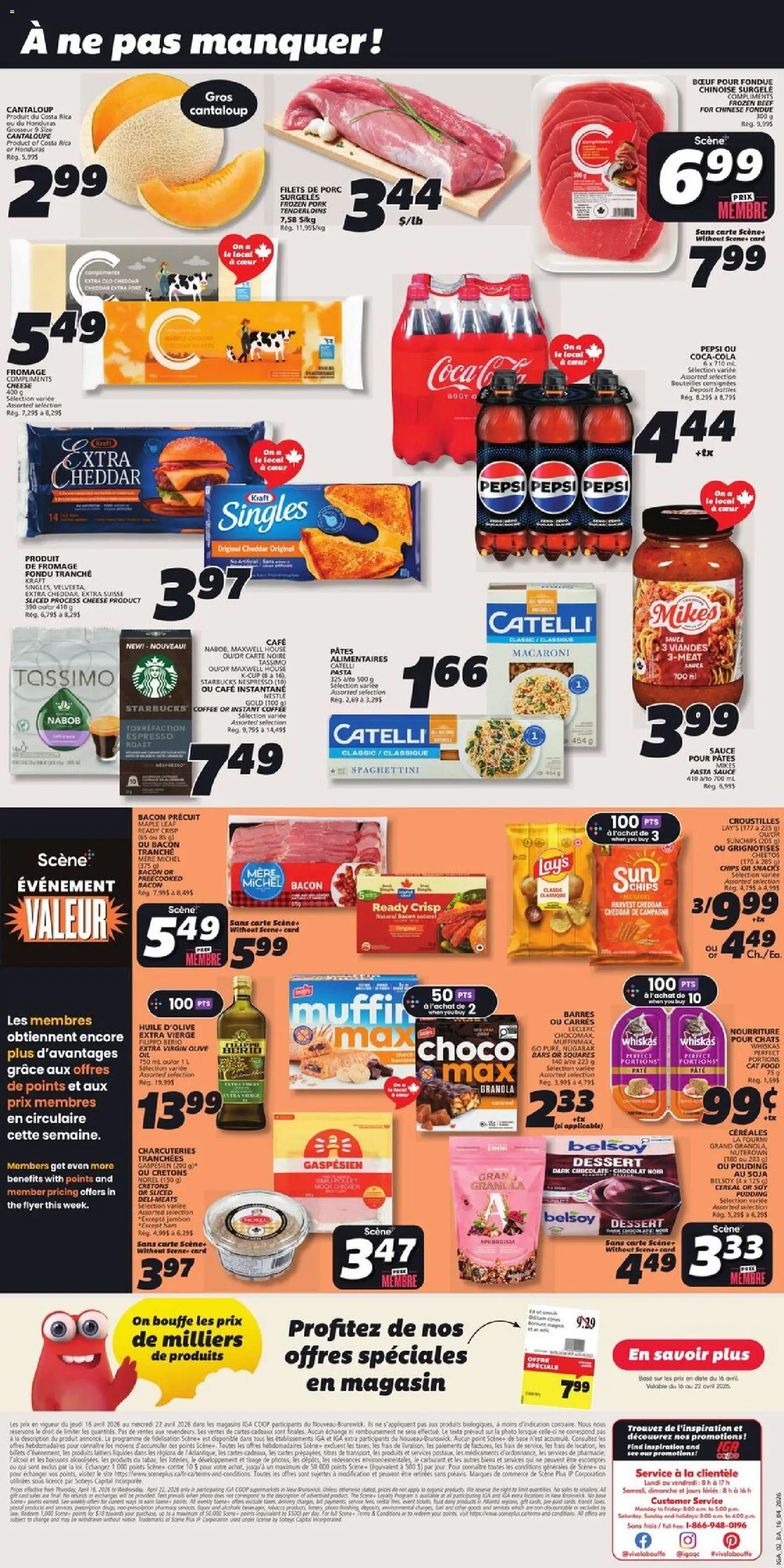 IGA weekly flyer / circulaire - page 2- valid from Apr 16, 2026