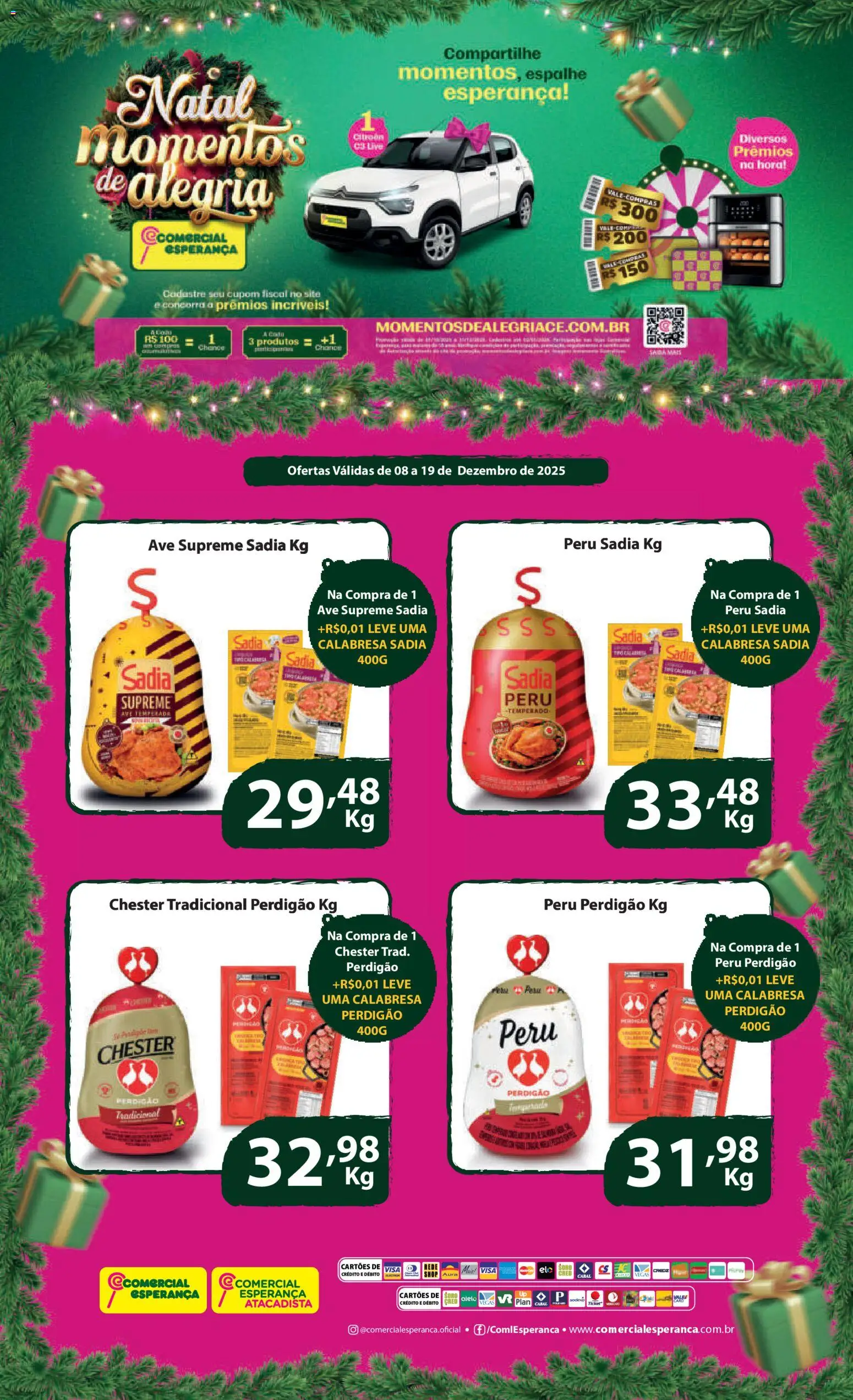 Comercial Esperança - Ofertas de Natal - página 1- válido a partir de 08/12/2025
