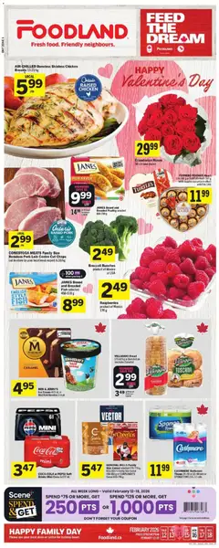 Preview Foodland weekly flyer / circulaire valid from Feb 12, 2026