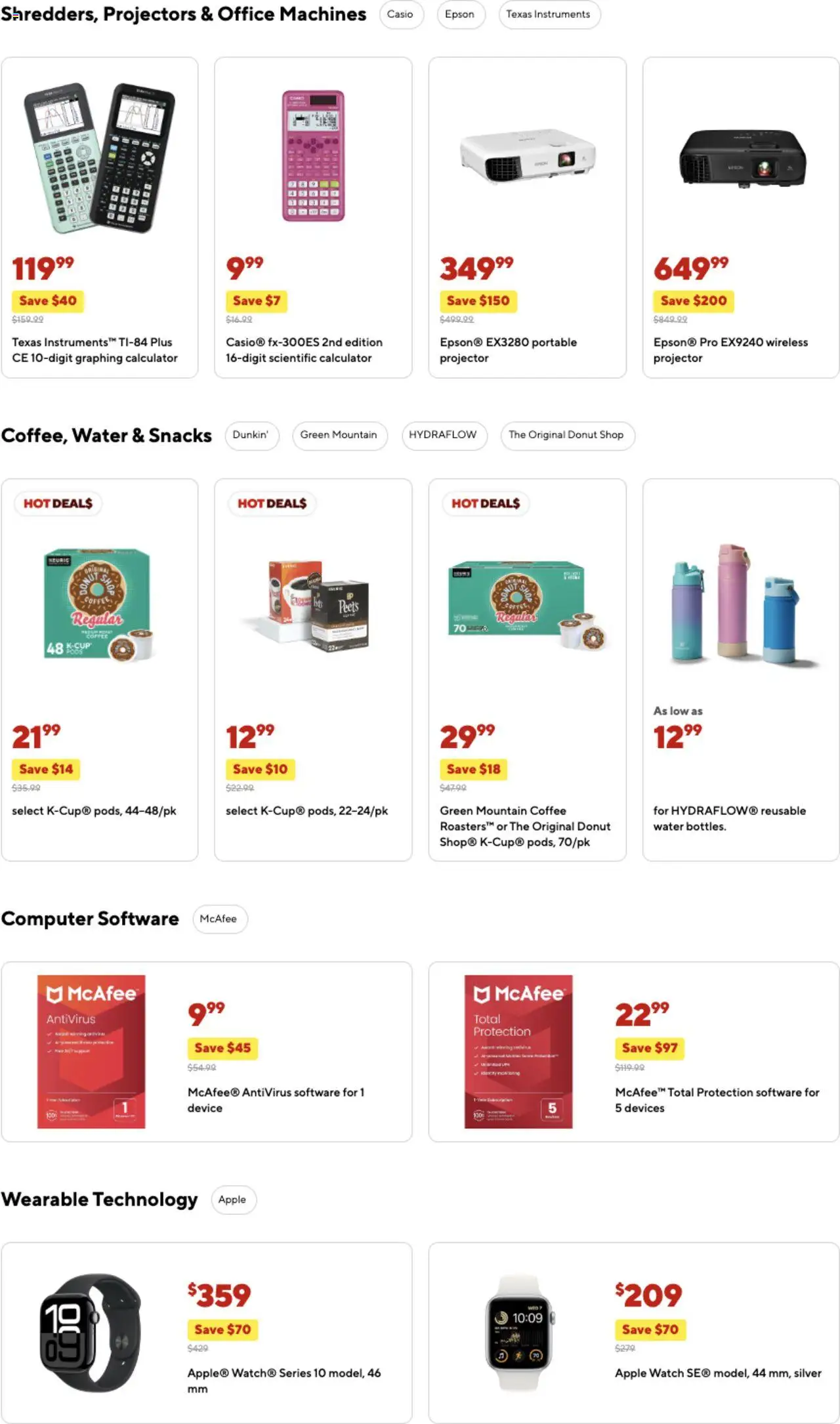 Staples Weekly Ad - page 13- valid from 07/13/2025