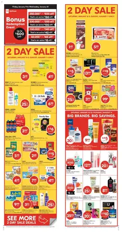 Preview Shoppers weekly flyer / circulaire valid from Jan 9, 2026