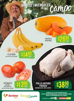 Soriana - Martes y Miércoles del Campo Súper: BCS, Son y Sin válido desde 28/10/2025