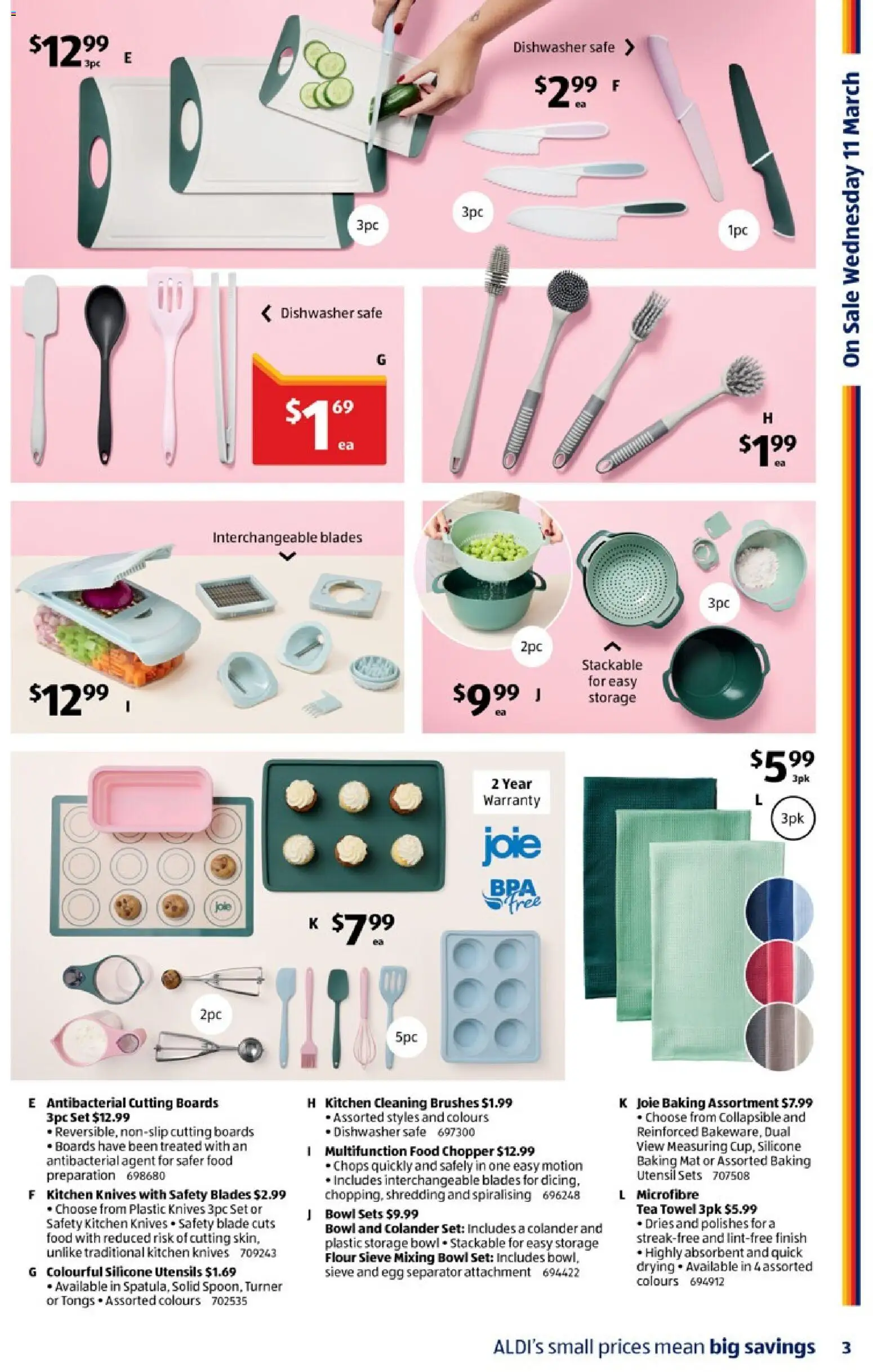 Aldi catalogue  - page 3- valid from 11/03/2026