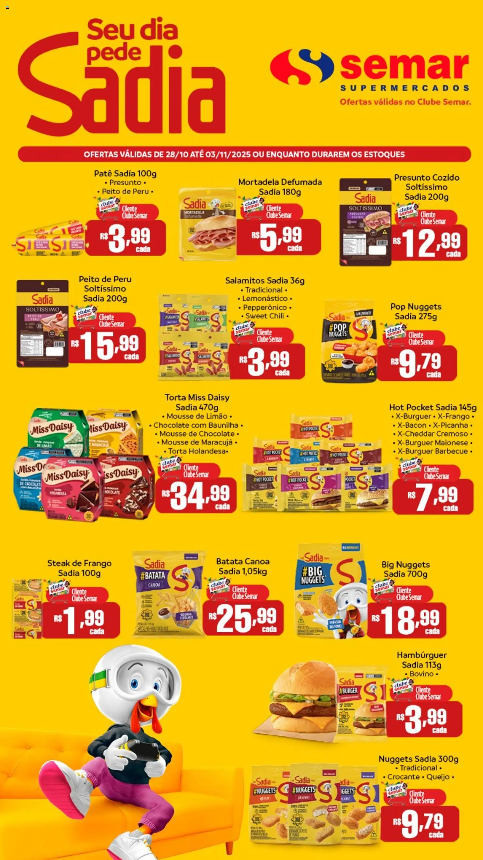 Semar Supermercado - Ofertas BRF - página 1- válido a partir de 28/10/2025
