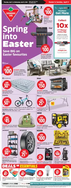 Preview Canadian Tire weekly flyer valid from Apr 2, 2026