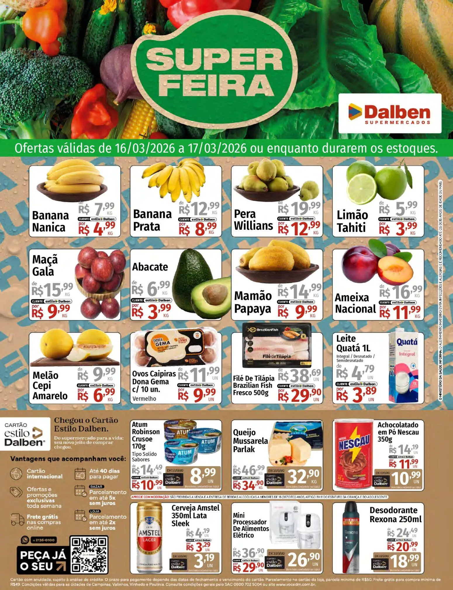 Supermercado Dalben - Ofertas da semana - página 1- válido a partir de 16/03/2026
