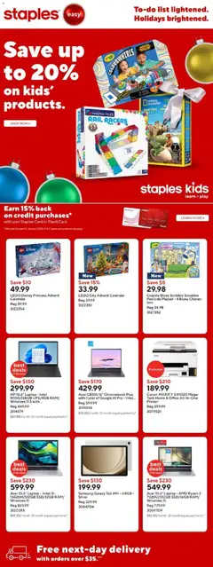 Preview Staples weekly flyer / circulaire valid from Nov 7, 2025