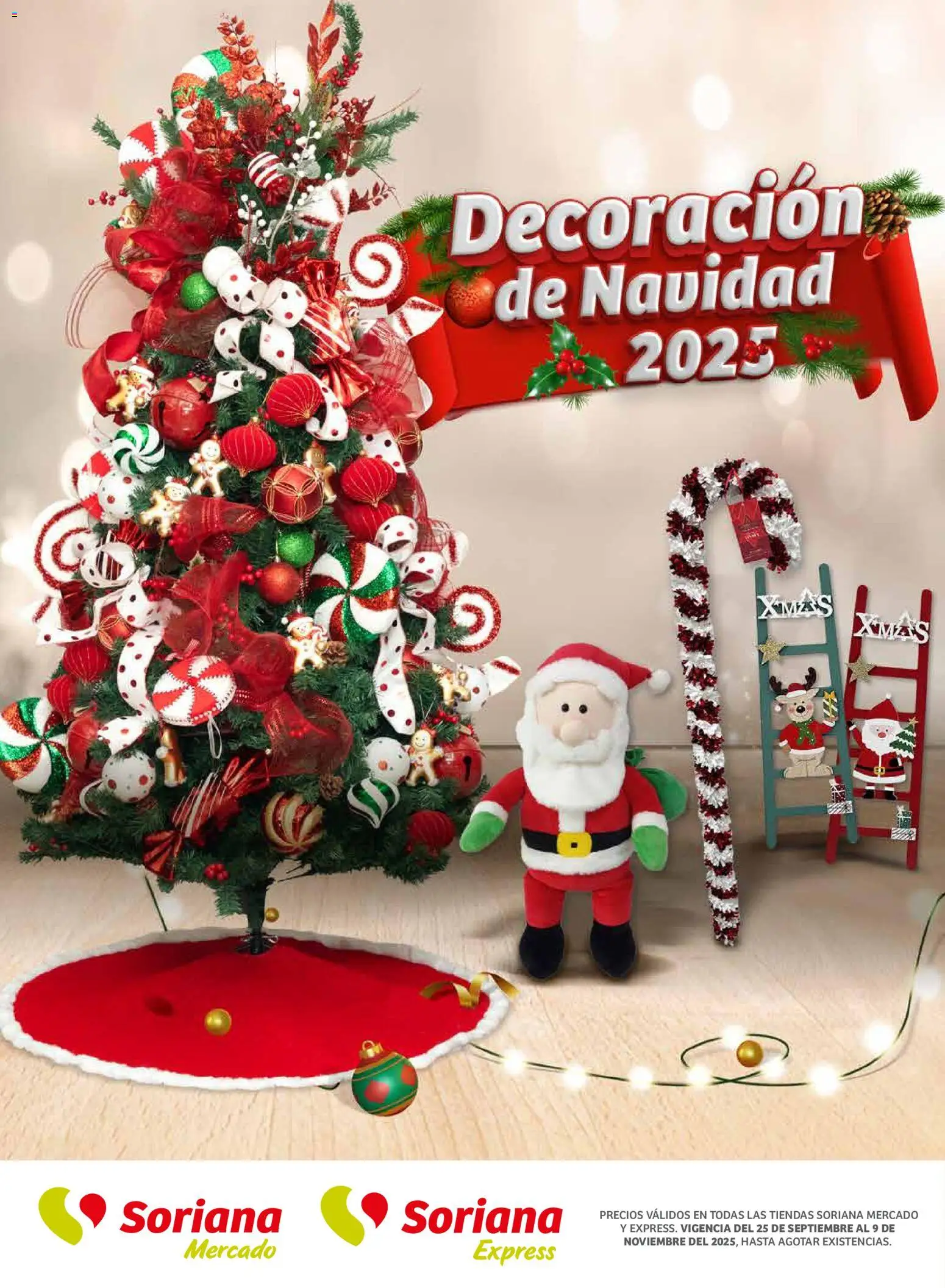 Soriana - Decoración Navideña Mercado Nacional - página 1- válido desde 25/09/2025