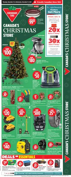 Preview Canadian Tire weekly flyer valid from Nov 13, 2025