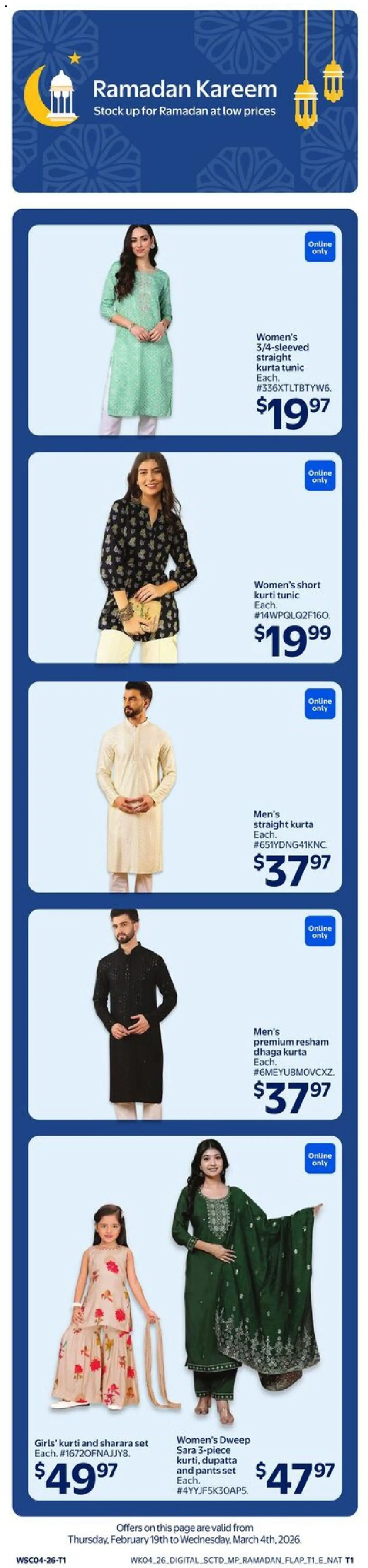 Walmart weekly flyer - page 12- valid from Feb 26, 2026