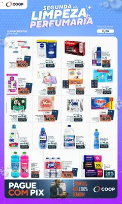 Pré-visualização Coop - Ofertas Segunda da Limpeza e Perfumaria válida a partir de 11/08/2025