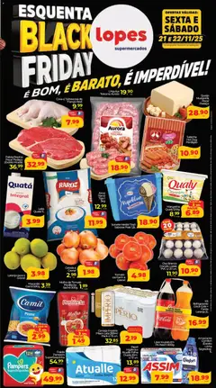 Pré-visualização Lopes Supermercados Black Friday válida a partir de 21/11/2025