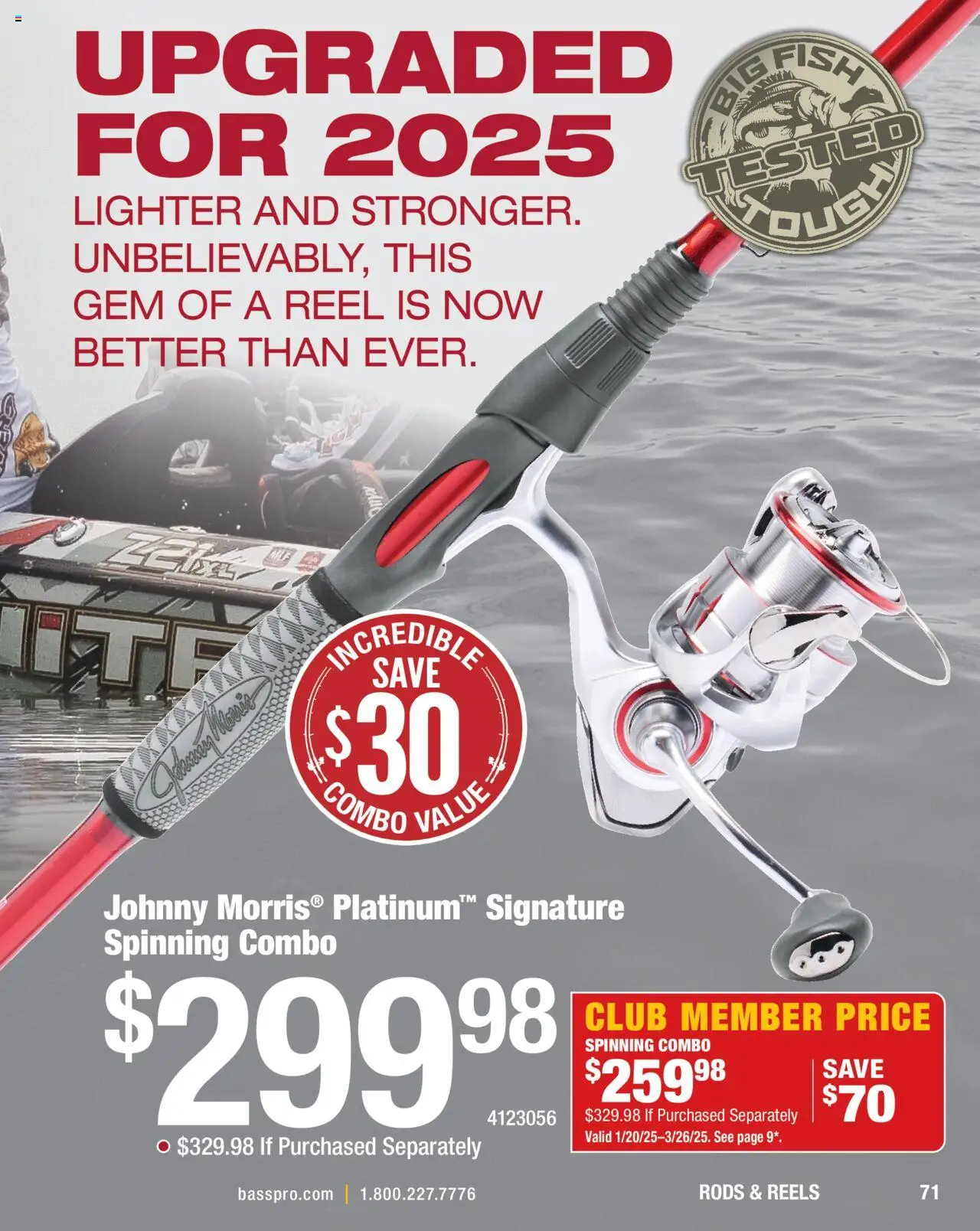 Cabela's Spring Fishing Master 25 - page 71- valid from 01/27/2025