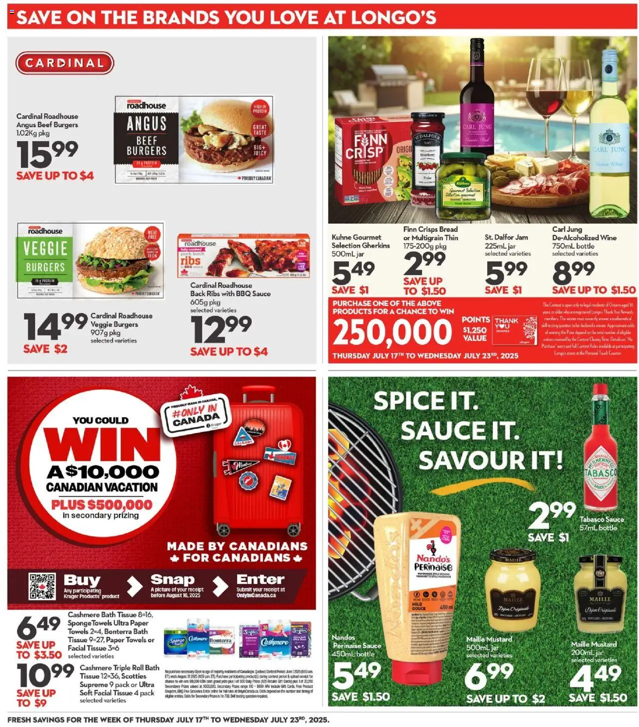 Longo's weekly flyer / circulaire - page 18- valid from Jul 17, 2025