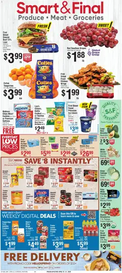 Preview Smart & Final Weekly Ad valid from 04/15/2026