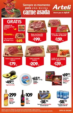 Arteli folleto Carnes Suc. Arteli Express válido desde 24/10/2025