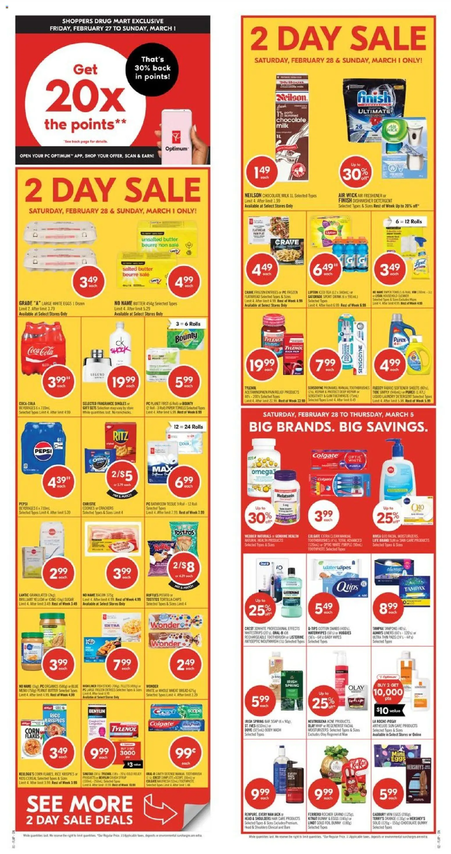 Shoppers weekly flyer / circulaire - page 1- valid from Feb 27, 2026