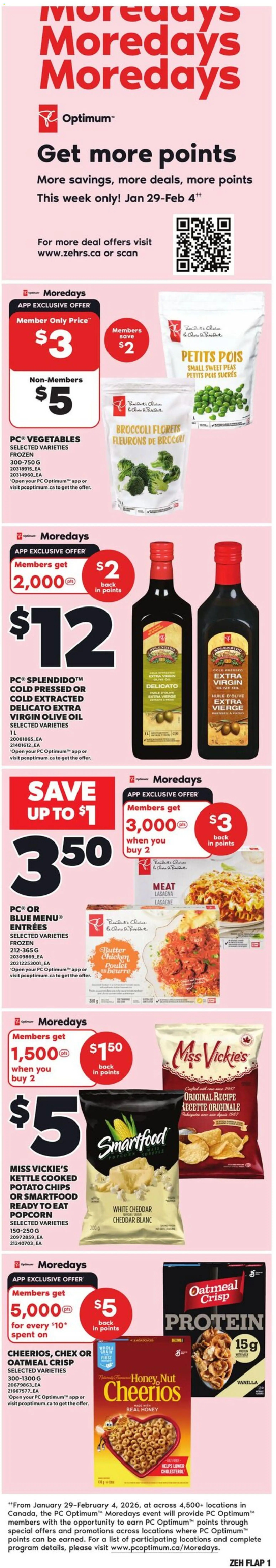 Zehrs weekly flyer / circulaire - page 1- valid from Jan 29, 2026