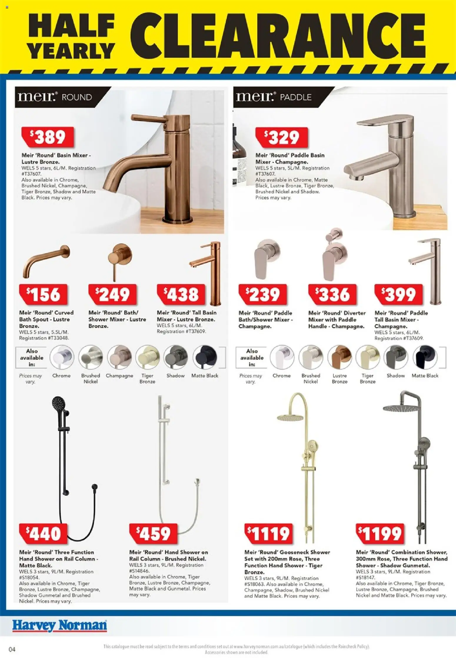 Harvey Norman - Bathroom Clearance - page 4- valid from 25/12/2025