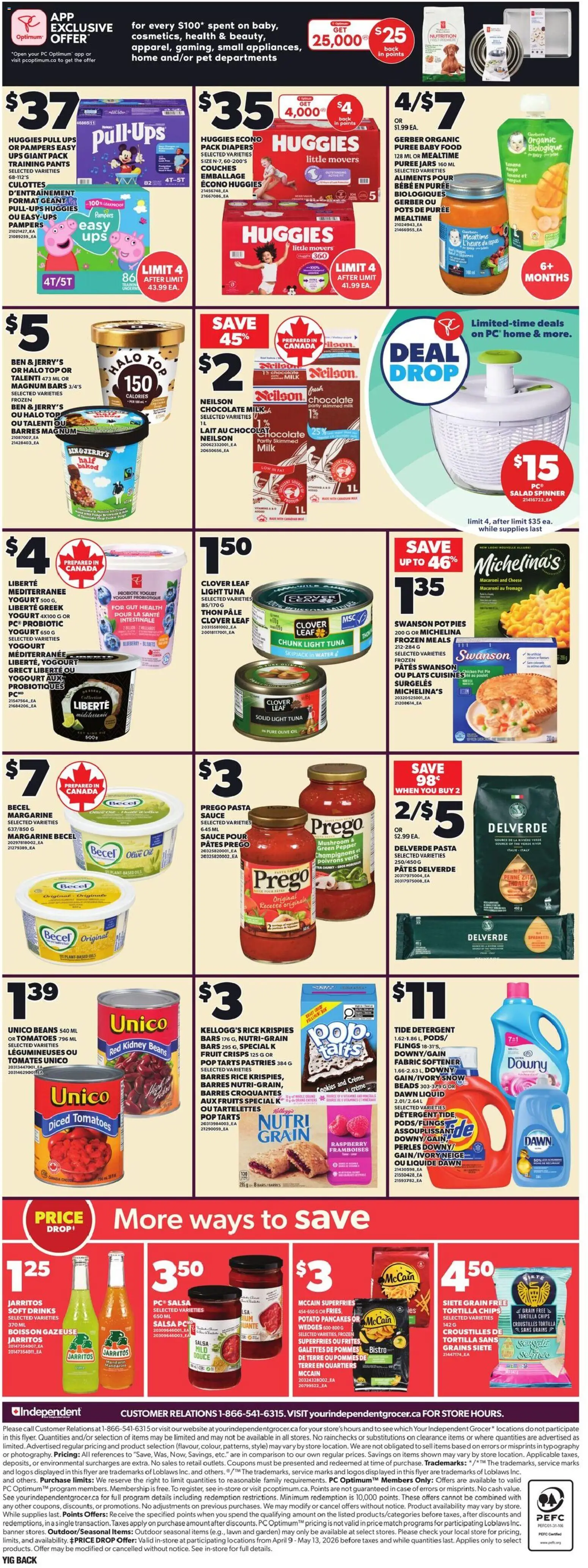 Independent Grocer weekly flyer / circulaire - page 4- valid from Apr 16, 2026