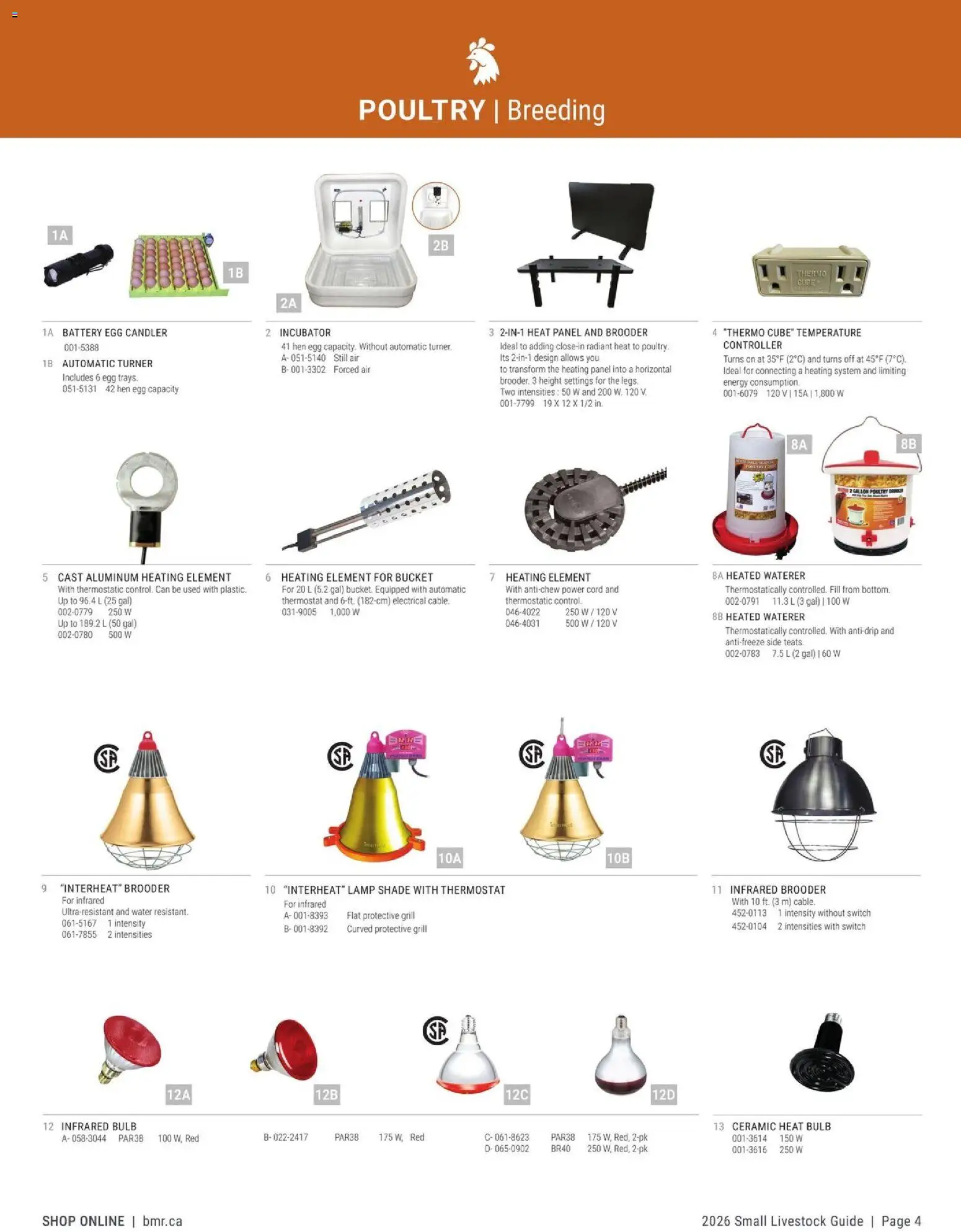 BMR - Agrizone - 2026 Small Livestock Guide - page 4- valid from Feb 6, 2026
