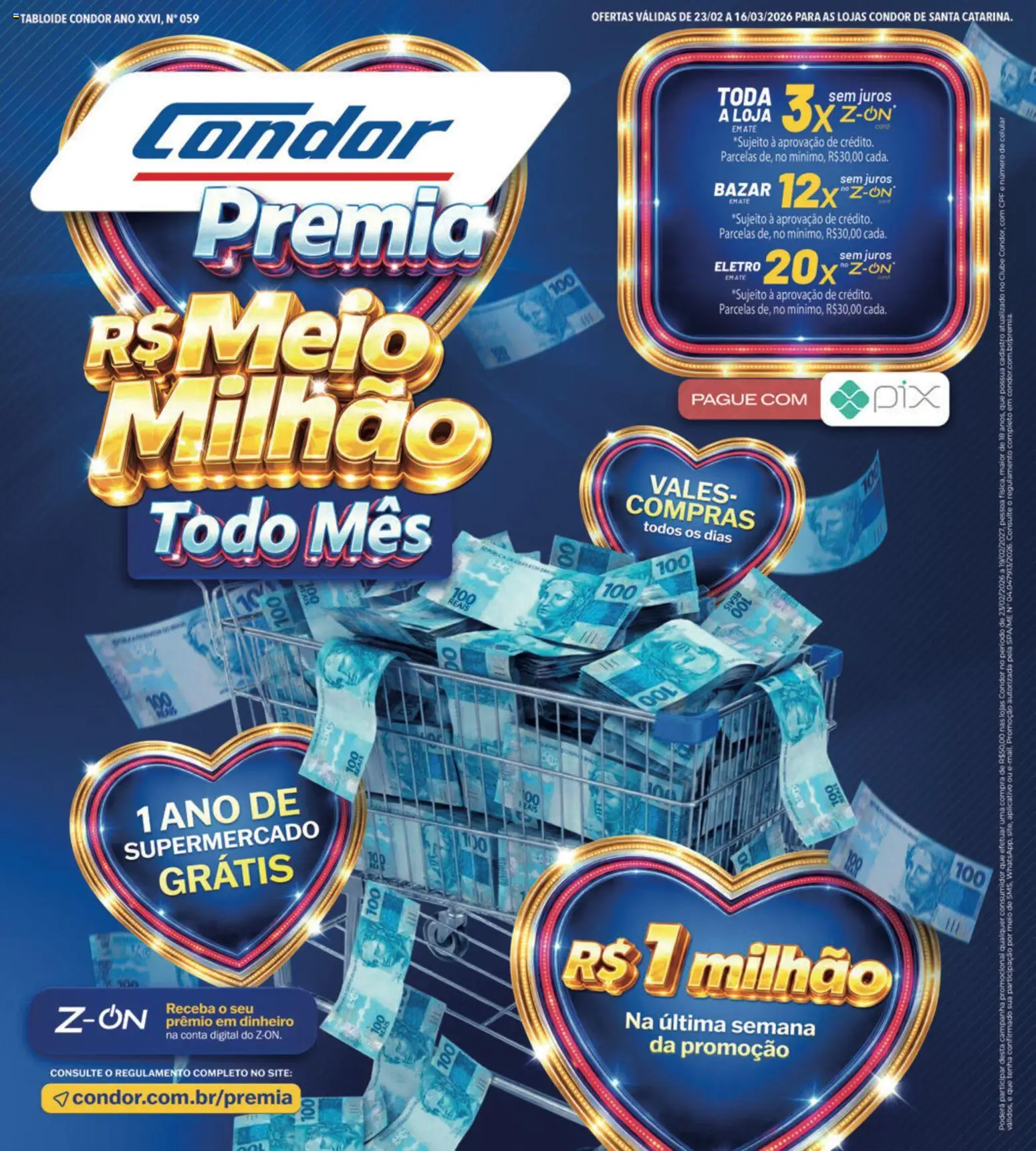 Supermercados Condor - Ofertas da semana - página 1- válido a partir de 23/02/2026
