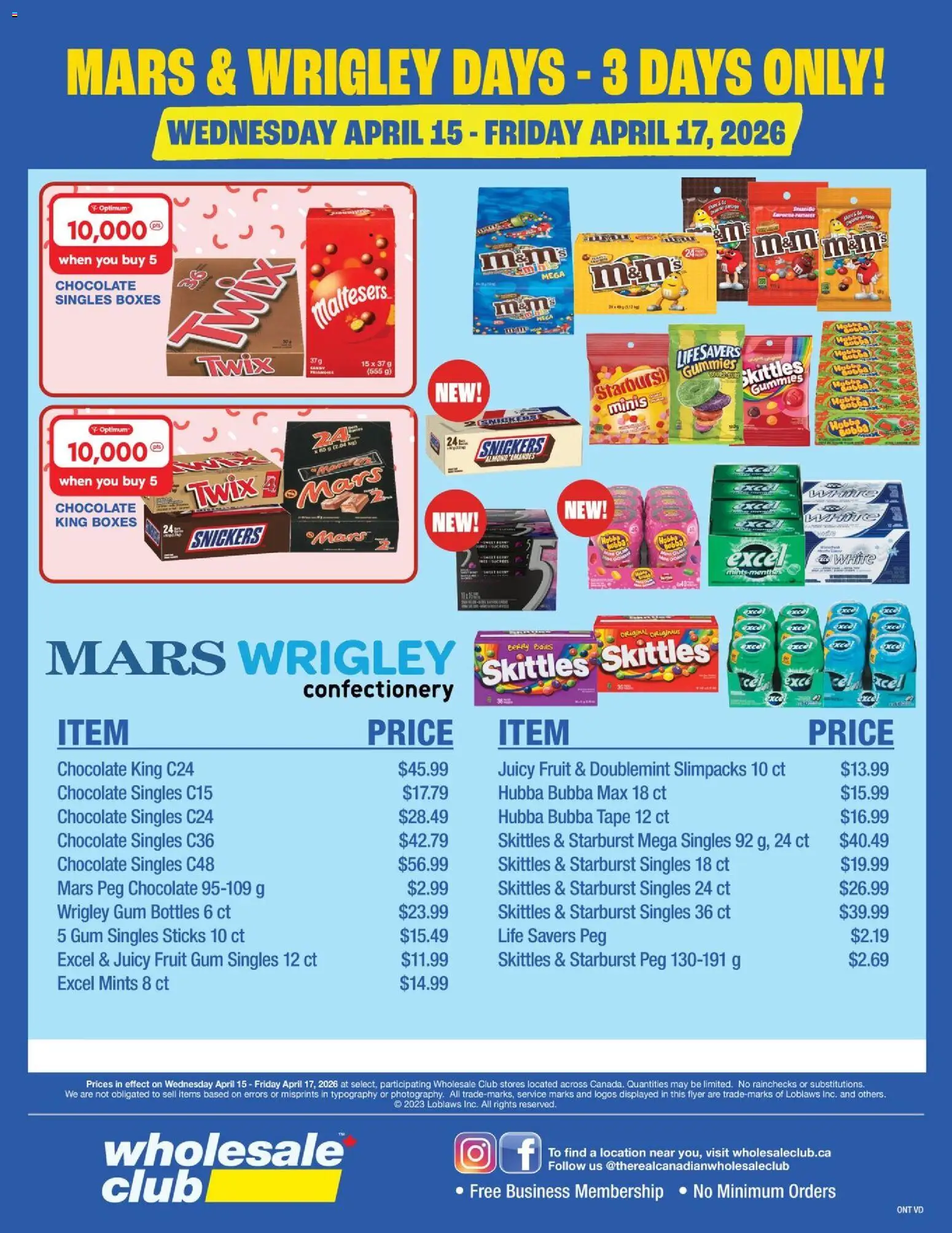 Wholesale Club weekly flyer / circulaire - page 7- valid from Apr 2, 2026