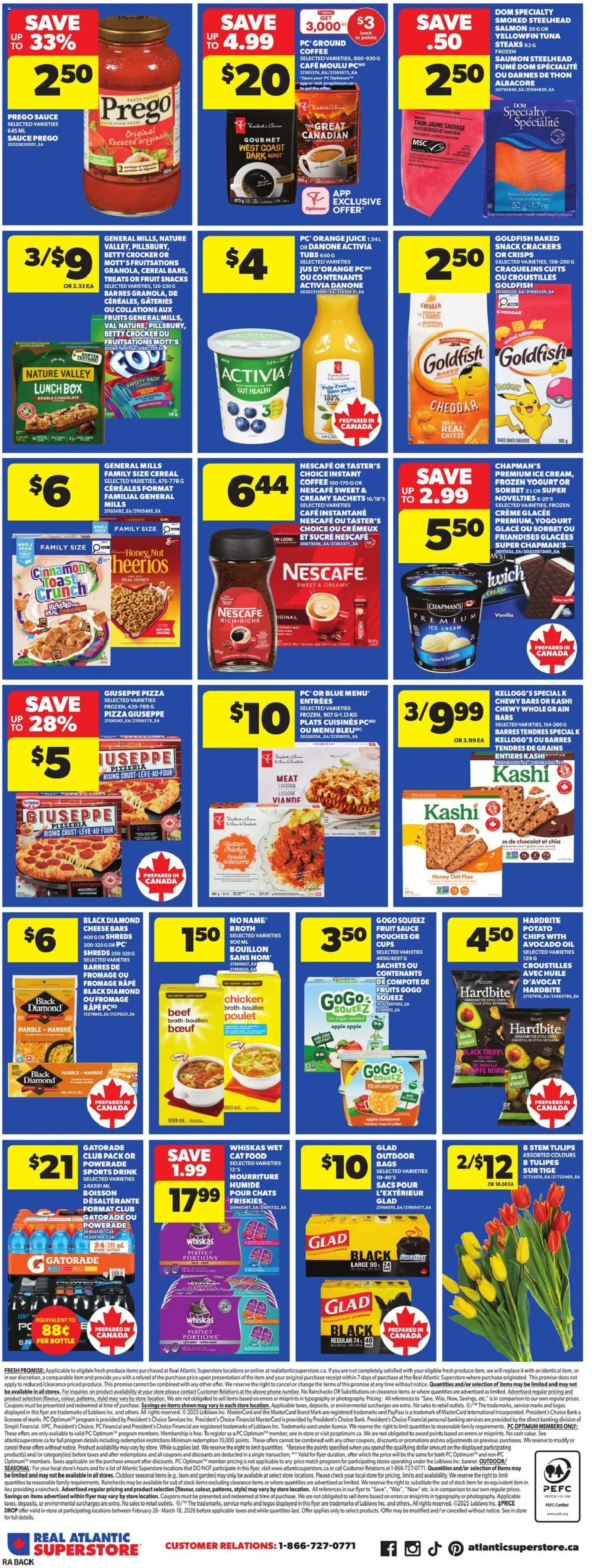 Atlantic Superstore weekly flyer / circulaire - page 4- valid from Feb 26, 2026
