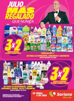 Soriana - Julio Regalado Mercado Nacional válido desde 17/07/2025