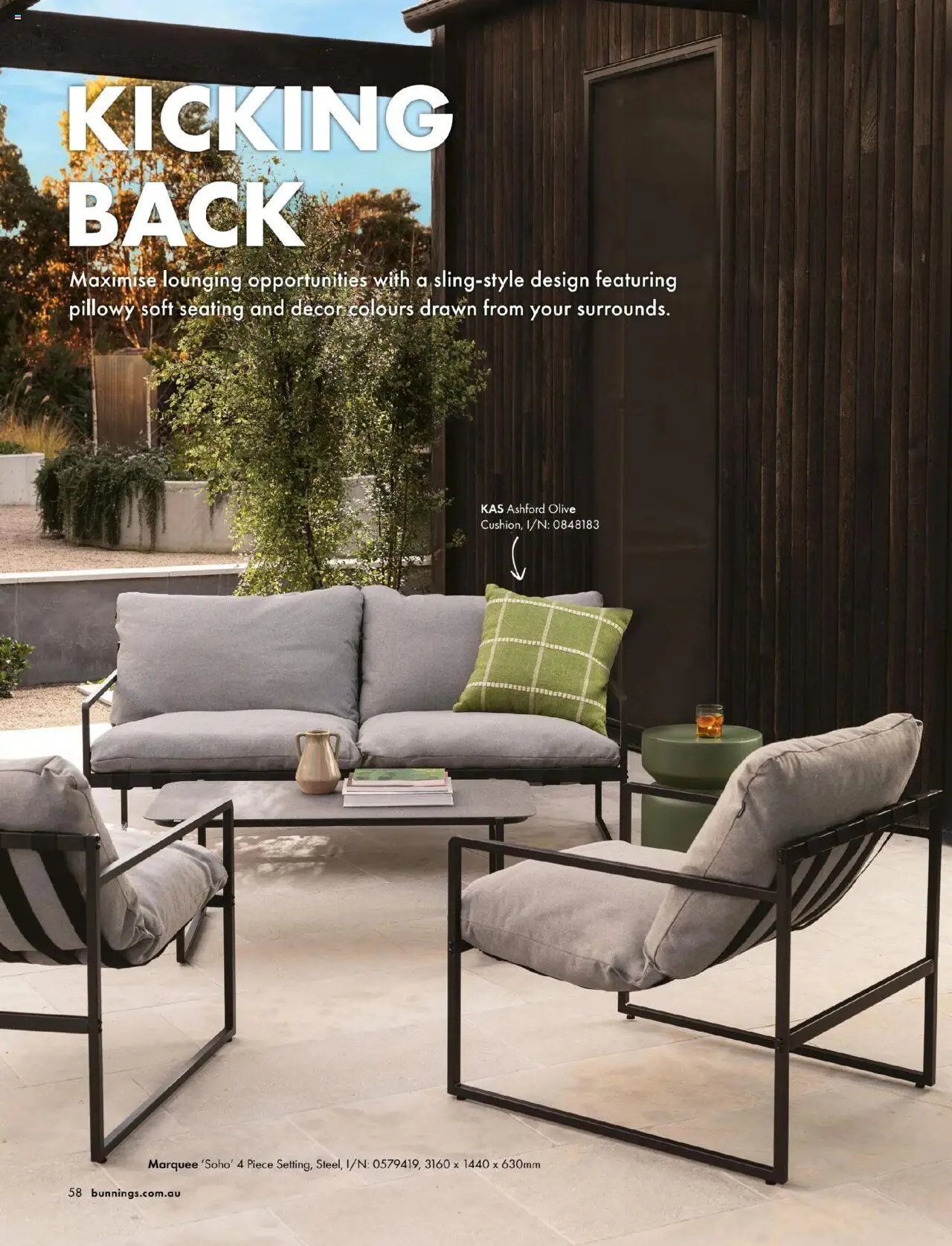 Bunnings Warehouse Outdoor Style Magazine 2025/26 - page 58- valid from 25/08/2025