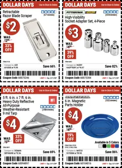 Preview Harbor Freight Dollar Days valid from 02/26/2026